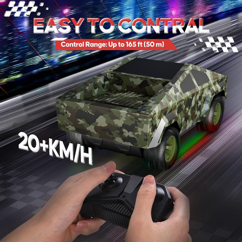 1:24, 2.4GHz 3 4 5 6 7 8+, Remote Control Car Truck All Terrain High Speed RC Truck with Loadspace, RC Car Toys