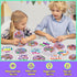 Edulok Memory Card Game, Kids Sight Word Piles Card Games, Animal Table Match Game for Toddlers, Indoor Recess Family