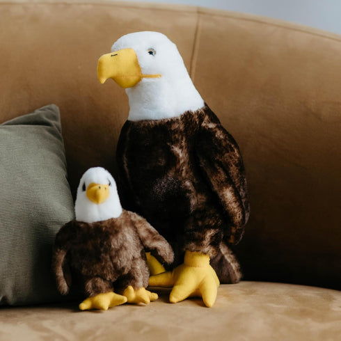 9 inches The Petting Zoo Bald Eagle Stuffed Animal, Gifts for Kids, Wild Onez Zoo Animals, Bald Eagle Plush Toy