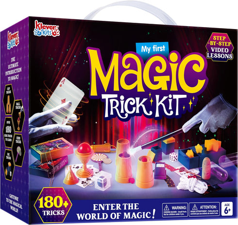 JOVA Klever Kits 180+ Magic Set- My First Magic Trick Kit- Amazing