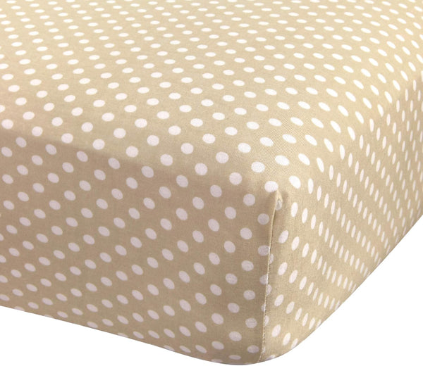 Abstract Cotton Crib Sheets - Fitted Crib Sheet for Standard Crib Mattress -