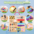 Toddler Busy Board | Montessori Toys for 1-3 Year Old Boys | Sensory Travel Learning Activities Gift
