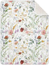 SDMKA Baby Blankets for Boys Girls Watercolor Wildflower Super Soft Warm Cozy Crib