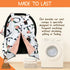 40" 30" Dear Baby Gear Baby Car Seat Canopy Snap Button Opening - Carseat Canopy for Daily Use - Cover for Newborn Car