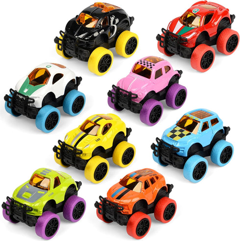Neureyte 8 Pack Mini Monster Truck for Boys and Girls,Die-Cast Monster Trucks for