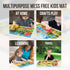 Klean Kids Disposable Placemats for Baby, 40 Pack Sticky Toddler Placemat for Restaurants, Fun Design for Dining
