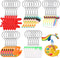 Tudomro Art Paint Party Favors Keychain, Paint Splatter Palette Brush Keychain for Kids