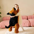 Giant German Shepherd Dog Stuffed Animal Plush Toy, 30" Large Cuddly Puppy for Kids Birthday Gifts