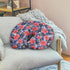 Kathyboom Red Floral Nursing Pillow Cover for Maternity Mom, Original Support for Breastfeeding Bottle Feeding, Super