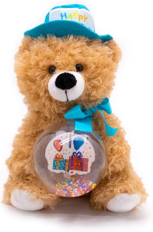 13" Cuddle Barn - Birthday Buddy Benson | Animated Stuffed Animal Teddy Bear Plush Toy Lights Up and Bops to Happy