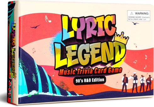 Lyric Legend - R&B Music Trivia Game for 90's Lyrics - Fun Music Games and Gifts for Adults & 90’s Trivia