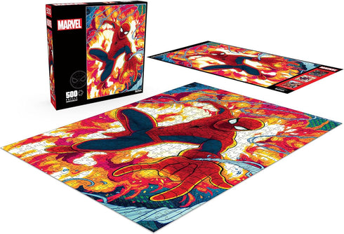 Buffalo Games - Marvel - Marvel Tales featuring Spider-Man, 500 Piece Jigsaw Puzzle for Adults, 21.25 x 15.00