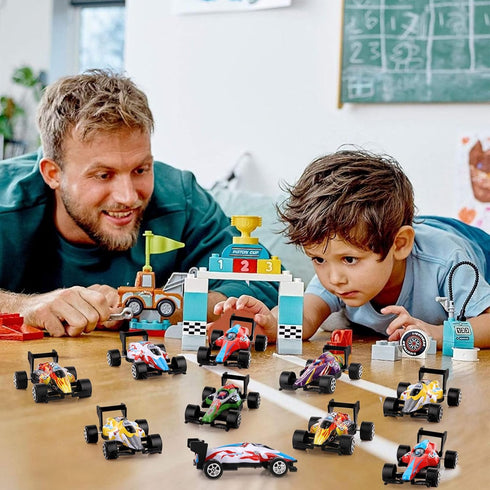 Hooqict 14 Pcs Formula Mini Pull Back Car for Kids Boys Ages 4-8, Race Car Party Favors, Goodie Bag Stuffers
