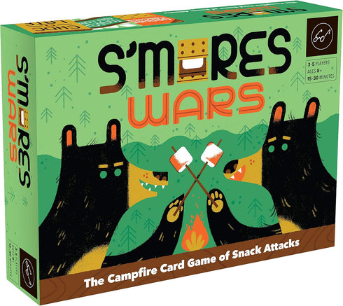 Chronicle Books S’Mores Wars: The Campfire Card Game of Snack Attacks (Competitive Card-Drafting Marshmallow Game for