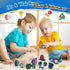 24PCS 3D Set, 3D Printed Dragon Eggs with Dragons Inside, Articulated Fidget Toys Dragon Figurines for Kids Goodie Bag