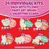 (24 Cat & Dog Wood Painting Kits ct)- Goodie Bag Party Favors for Kids Birthday Party & School Classroom Prizes-Each