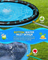 BoucyBudy 67" 1-3 4-8, Summer Splash Pad for Kids and Dogs, Non-Slip Sprinkler Play Mat, Outdoor Water Toys