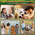 Lenwen 5 Pcs Horse Stuffed Animals Plush Toy Set, Large Mommy Horse with 4 Cute Babies for Toddlers (Lively)