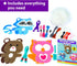 7 8 9 10 11 12 3 KRAFUN Sewing Kit for Kids Age Beginner My First Art & Craft, Includes Stuffed Animal Dolls Teddy