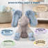 0 Dimple Kyle Elephant Stuffed Animal Toy - Animated Plush Blue Singing Elephant, Interactive Musical Peek-a-Boo