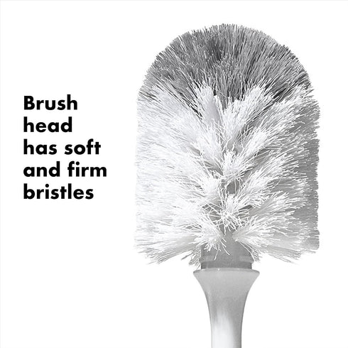 OXO Tot Gray Bottle Brush with Nipple Cleaner