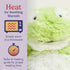 warmies Junior Microwavable & Weighted Stuffed Animals, Frog, Heated Plushie for Warmth & Comfort