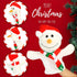 Hopearl Plush Christmas Snowman Hand Puppet, Interactive Storytelling Toy for Kids, 17''