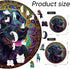 5MM 500 (16.7"*16.7") Ruikiyart Wooden Puzzles for Adults, Pieces Happy Labrador Wooden Jigsaw Puzzles, Unique Shapes