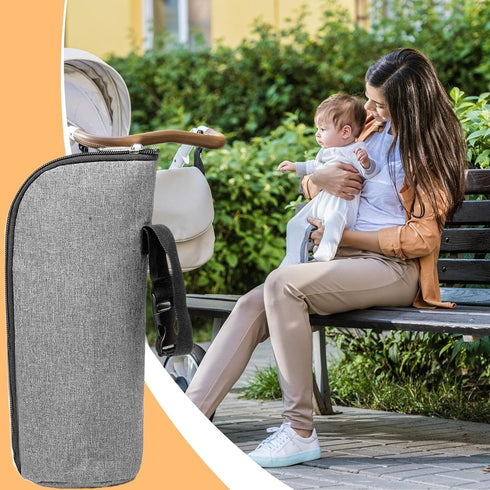 Generic Baby Bottle Carrier - Breastmilk Thermal Feeding Cup Carrier | Thermal Breastmilk Cup Sleeve, Carriers Pouch