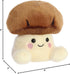 5 Inches Aurora Adorable Palm Pals Umami Shiitake Mushroom Stuffed Animal - Pocket-Sized Play - Collectable Fun - Brown