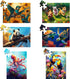 WSCXSC 6 Pack 24 Large Piece Puzzle for Seniors Paper Dementia Puzzles for