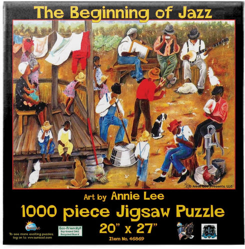 SUNSOUT INC The Beginning of Jazz, 1000 pc Jigsaw Puzzle by Artist Annie Lee