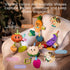 Set, 4 0, 3, 6, 9, 12 TUMAMA Hanging Vegetable Plush Toy Different Vegetable Crib Stroller Toys, Early Baby Cognitive