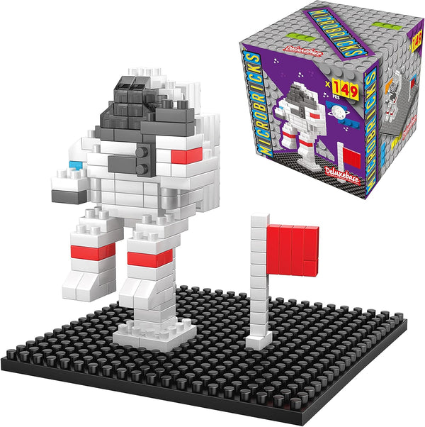 Microbricks Space Astronaut from Deluxebase, Space Themed 3D Puzzle Mini Blocks Building Toys, Great Educational Toys