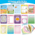 2 Pack 4-8, 8-12,Travel 56 Game,1-2 Elfew Reusable Activity Game for Kids Ages Games Include Different Players,Toy