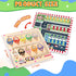 2 1 3-6 wakeInsa in Magnetic Color and Number Maze,Montessori Toy for Years Old,Wooden Magnet Balls Puzzles,Toddler