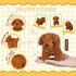 Sosation 20 Pcs Mini Plush Stuffed Puppy Bulk Gift Toy for Kids, Soft Plush Dog for Goodie Bag Fillers