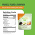 4 oz (Pack 12) Real Food Blends Mini - Prunes, Pears & Pumpkin - Pureed Fruit Snack Blend for Tube Feeding with Fruits