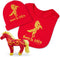 FoxE Year of the Horse Gift Set Born in 2026 - Bib,
