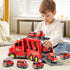 7-in-1 3 4 5 6 4-6, 2-4, 5-7, 4-8 JUKUDAHU Fire Trucks for Years Old Boys - Transport Car for Toddlers Sound and Light