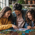 1000 Summer 24"x30" White Mountain Piece Jigsaw Puzzle Dog Lake Day Puzzles with Large Piece for Adults and Family