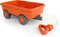 Green Toys Wagon, Orange - Pretend Play, Motor Skills, Kids Outdoor Toy
