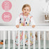 3-6 BSTOPPT Newborn Sleep Sack Baby Swaddle,Baby Wearable Blanket,Baby Sleeping Bag (Floral&Heart, Months)
