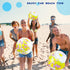 30 Pack 16 Inch Inflatable Globe Beach Ball Toys, PVC Earth Ball for Kids Swimming Pool Game
