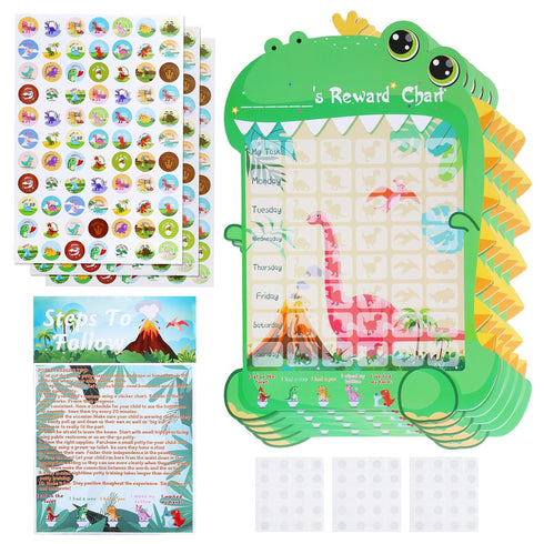 GWHOLE Potty Training Chart Dinosaur Potty Training Chart Potty Training Reward Chart
