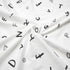 TL Care Printed 100% Cotton Knit Fitted Contoured Changing Table Pad Cover - Alphabet, Compatible with Mika Micky