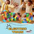 Niville Sets,Building Sets,Gravity 3D 3 4 5 6 7+ (51PCS-one Electric Magnetic Train Track Toy Train TrackMagic Cars