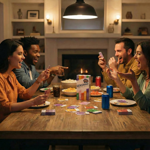 GENSMAK 2-8+ 10+ ! Trivia Party Game for Adults & Families Multi-Generational Trivia Card Game for Game Night Funny