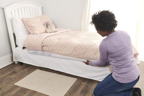Regalo Hideaway Bed Rail Guard - 54-Inch Extra Long with Reinforced Anchor Safety
