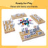 12 Set 8PCS 9 91 Set Double Mexican Train Dominoes for Adults with Wooden Holders, Train Markers, Color Dot Tile
